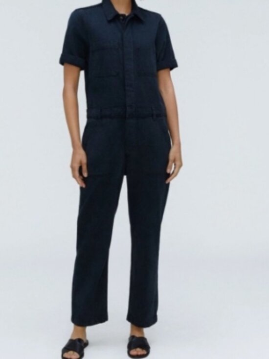 Everlane Pants - Everlane Short Sleeve Utility Coverall – Washed Black – Approx. Size M